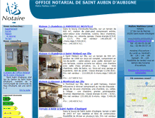 Tablet Screenshot of notaire-saintaubin.fr